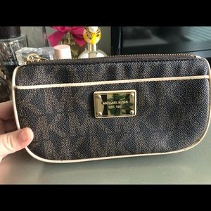 MK signature makeup bag